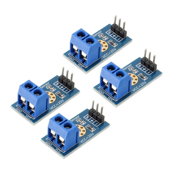 0-25V Voltage Sensor, 3 Terminal Sensor Module 4PCS