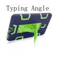 thumbnail image 4 of Mignova for Galaxy Tab A 8.0 SM-T380 Case.Hybrid Shockproof Rugged Anti-Impact Drop Protection Cover Built-In Kickstand For Samsung Galaxy Tab A 8.0 2017 SM-T380 T385(Navy/Green), 4 of 8
