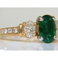 thumbnail image 5 of 3.20ct NATURAL EMERALD DIAMOND RING CLASSIC 3 14KT, 5 of 12