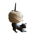 thumbnail image 4 of Figura de gato de hierro fundido, soporte de hilo de yute, 8,5x4,7 pulgadas, para manualidades caseras, adorno de escritorio multifuncional, soporte p, 4 of 8