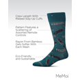 thumbnail image 3 of MeMoi Control Center Remote Men's Bamboo Blend Crew Socks - Mens - Male, 10-13, Legion Blue, 3 of 10