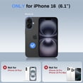 thumbnail image 2 of Funda de teléfono degeca Strong Magnetic para iPhone 16 negra, 2 of 7