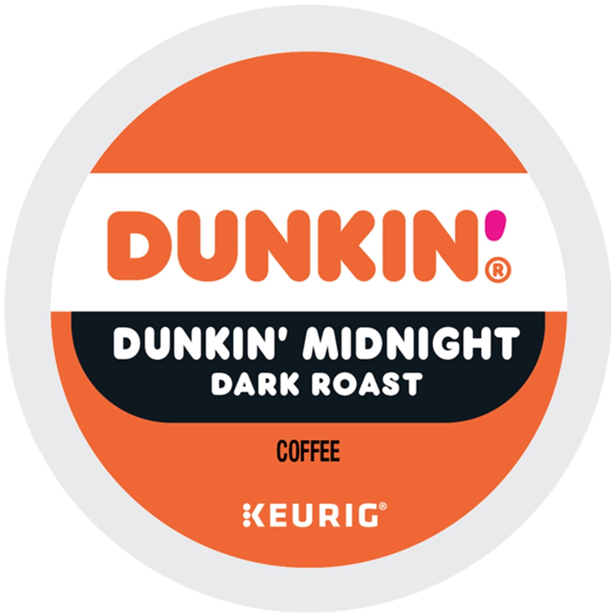 Dunkin' Single-Serve Coffee K-Cup®, Dark Roast, Carton of 4 Boxes of 22