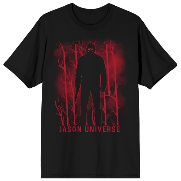 Jason Universe Monochrome Silhouette Graphic Tee for Men-6XL