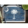 thumbnail image 3 of Seabrook Island, South Carolina, Rustic South Carolina State Flag (9x12 Wall Art Print, Home Decor), 3 of 3