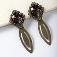 thumbnail image 3 of Firefly Set of Two Vintage Copper-Colored Lace Bookmarks, Stainless Steel Reading Accessories for Book Lovers and Readers, 3 of 5