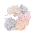 thumbnail image 3 of Diadema de flores para mujer, corona de flores de alta simulación para bodas, festivales, accesorios para fotos, colorido, 3 of 8