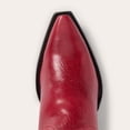 thumbnail image 5 of Women's Stetson Lauren Goat Boots Snip Toe Handcrafted Red, 5 of 6