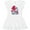 AA-White, variant on Inktastic 4th of July Cutie with Stars Gift Baby Girl Dress