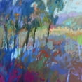 thumbnail image 2 of Schmidt, Jane 20x20 Gold Ornate Wood Framed with Double Matting Museum Art Print Titled - Color Field 44, 2 of 4