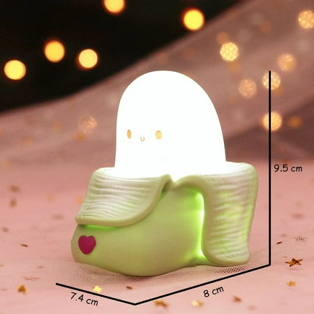 

Ledander LED banana night light bedside lamp for kids room cute novelty