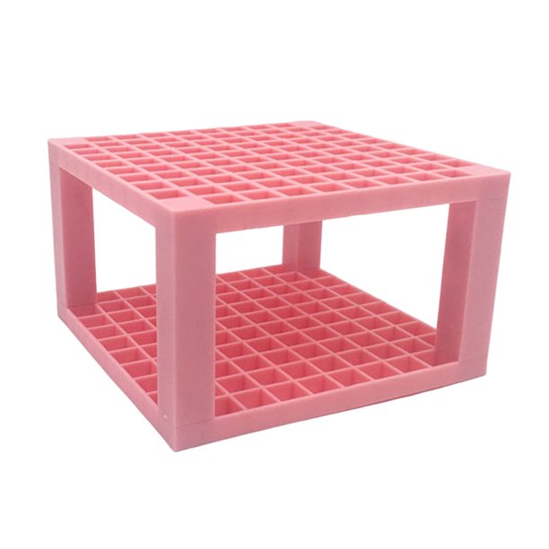 Portalápices de 96 agujeros, soporte de plástico para bolígrafos, soporte de escritorio, organizador, exhibición y almacenamiento en el hogar, muy fác Rosa Baoblaze Organizador de almacenamiento de escritorio