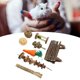 thumbnail image 5 of Juego de juguetes molares de animales pequeños dientes de columpio de túnel flexible juguetes de hámster libres de tóxicos cuerda de pastel de hierba bola de cuerda de ANGGREK Otros, 5 of 8
