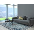 thumbnail image 6 of Linon Emerald Blue & Ivory 6.7x9.7 Area Rug, 6 of 10
