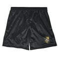 thumbnail image 3 of Harry Potter Hufflepuff Plaid Sigil Mens Lined Mesh Shorts, Black, Large, 3 of 6