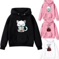 thumbnail image 2 of Sudadera con capucha de animales para niños y niñas, sudadera con capucha de gato kawaii, sudadera con bolsillo de invierno, abrigo de moda para bebés, ropa informal Harajuku, 2 of 4