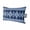 Navy, Indigo, Cobalt, Azure, variant on Indigo Blue Boho Southwestern Outdoor Pillows for Chaise Lounge Chair Waterproof Lumbar Pillows with Insert&Strap Beach Headrest Pillow Vintage Ethnic Tribes Zigzag Tile Pool Pillow 11"x16"