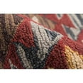 thumbnail image 4 of Momeni Rugs TANGITAN-7RED5080 Tangier Collection, 100% Wool Hand Tufted Tip Sheared Transitional Area Rug, 5' x 8', Red, 4 of 5