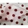 thumbnail image 4 of oneOone Silk Tabby Maroon Fabric Polka Dots Dots Quilting Supplies Print Sewing Fabric By The Yard 42 Inch Wide, 4 of 4