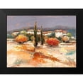 thumbnail image 2 of Florio, Luigi 14x12 Black Modern Framed Museum Art Print Titled - Borgo nel sole, 2 of 5