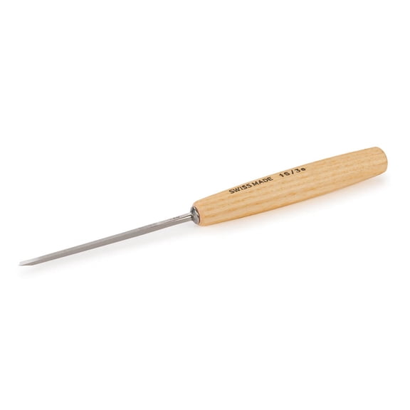 Pfeil Swiss Made 3Mm #1 Sweep Skew-Cut Chisel - Single Bevel