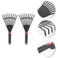 thumbnail image 3 of 2Pcs Plastic Rakes Practical Gardening Rakes Durable Grass Dead Leaf Rakes, 3 of 8