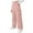 Pink, variant on NAISIBABY Girls Fleece Sweatpants Size 10, Multi-Pockets Straight Leg Elastic Waist Kids Casual Sports Trousers Pink（5-15T)