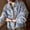 Blue women sequin denim jacket a1, variant on thefmos Women's Sequin Denim Jacket Collared Long Sleeve Jean Coat with Pockets Fashion Fashion Fall Spring Outfit, Blue XL