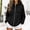 Black, variant on Liuinsasek Zip Up Hoodies for Women Drawstring Casual Oversized Sweatshirt with Pockets Cozy Winter Clothes