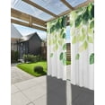 thumbnail image 3 of nqOlkjepod Outdoor Curtains for Patio Waterproof, Summer Green Leaves Outdoor Privacy Panels Grommet, Simple Eucalyptus Branch Plants Blackout Outside Curtains for Porch/Cabana 54"x108", 2 Panels, 3 of 8