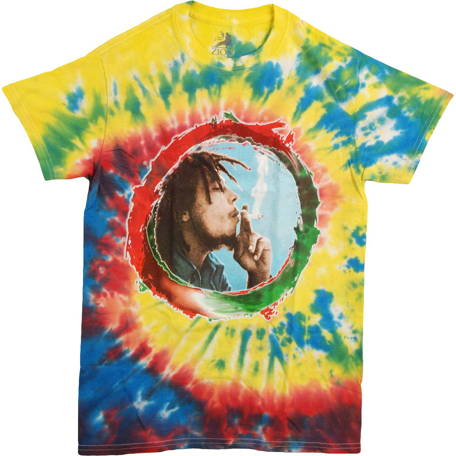Bob Marley Custom Multi Tie Dye Tee
