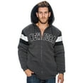 thumbnail image 1 of 9 Crowns Essentials TR Men's New York Quilt-Lined Puff Hoodie (Charcoal, Large), 1 of 2