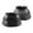 Black(BL), variant on Horze No Turn Overreach Rubber Bell Boots for Horses