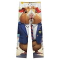 thumbnail image 4 of Cute Hamster School Uniform Winter Female Pants Flannel High Waist Women Pants Lady Warm Straight Leg Plush Trousers, 4 of 7