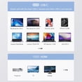 thumbnail image 3 of USB C Hub Multiport Adapter - 7 in 1 Portable Space Aluminum Dongle with 4K HDMI Output, 3 USB 3.0 Ports, SD/TF Card Reader Compatible for MacBook Pro, XPS More Type C Devices, 3 of 9