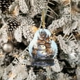 thumbnail image 6 of Christmas Snowman Glass Ball Ornament Flat 5-Piece Set - Hangs - Household Pendant, 6 of 9