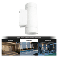 thumbnail image 2 of Lampara Arbotante Led 12w Para Pared Exterior Malubero, Color Blanco, 2 of 5