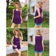 thumbnail image 3 of EKOUAER Nursing Tank Tops for Breastfeeding Maternity Tops Double Layer Sleeveless Pregnancy Shirt, 3 of 6