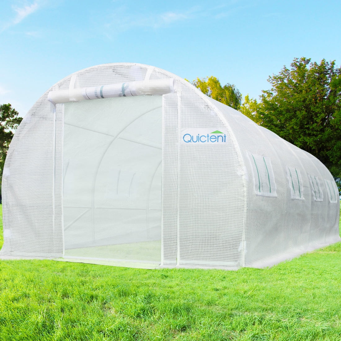 Quictent Upgraded 20x10x7 FT Portable Greenhouse 2 Mesh Doors 7