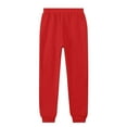 thumbnail image 5 of Womens Fleece 2 Piece Outfits Lounge Hoodie Sweatsuits Sets Oversized Sweatshirt Baggy Sweatpants Set W/Pockets Red M, 5 of 7