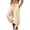 A-Beige1019, variant on XIAONU Men's Solid Pants Elastic Waist Relaxed Fit Harem Trousers