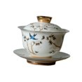 thumbnail image 4 of Taza de té de Kung Fu chino, taza de té de porcelana blanca para el hogar y la oficina, compacta y elegante. 190 ml, 4 of 9