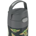 thumbnail image 4 of THERMOS FUNTAINER 12 Ounce Stainless Steel Vacuum Insulated Kids Straw Bottle, Mandalorian, 4 of 5