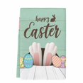thumbnail image 2 of Happy Easter Kitchen Towels Set of 1, Colorful Spring Eggs Green Wooden Absorbent Dish Towels for Kitchen, Microfiber Hand Towel, Quick Drying Tea Towel for Cleaning Decorative Dishcloths, 2 of 7