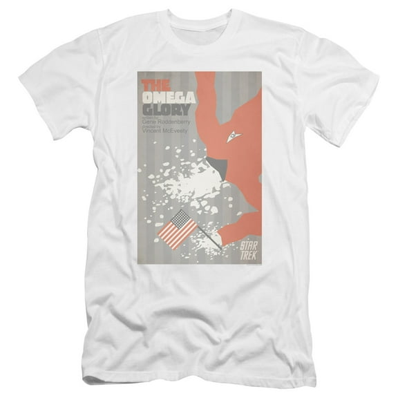 Star Trek Tos Episode 52 Premium Canvas Adult Slim Fit 30/1 T-Shirt White