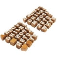 thumbnail image 3 of IBA Indianbeautifulart Textile Printing Block Uppercase A-Z Alphabet Hand Carved Wood Letters Wooden Stamp Wood Block Printing Textile Stamps For Fabric/ Pottery Blocks, 3 of 6