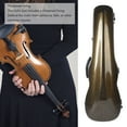 thumbnail image 4 of Boîte à Violon en Fibre de Carbone, Remplacement de Boîtier de Violon Portable Léger avec Sangles Hygromètre, 4 of 8