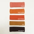 thumbnail image 7 of COUVER Unisex Long Terry Cotton Athletic Head Sweatband Sports Style 3 Pack, Solid Dark Orange, 7 of 7
