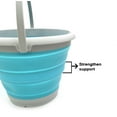thumbnail image 4 of SAMMART 10L (2.64Gallon) Collapsible Fishing Bucket - Foldable Round Tub - Portable Plastic Water Pail - Space Saving Outdoor Waterpot - Trunk Organizer, 4 of 8