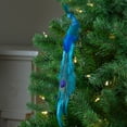 thumbnail image 5 of Northlight 13" Sparkly Blue Jeweled Peacock Clip-On Christmas Ornament, 5 of 5